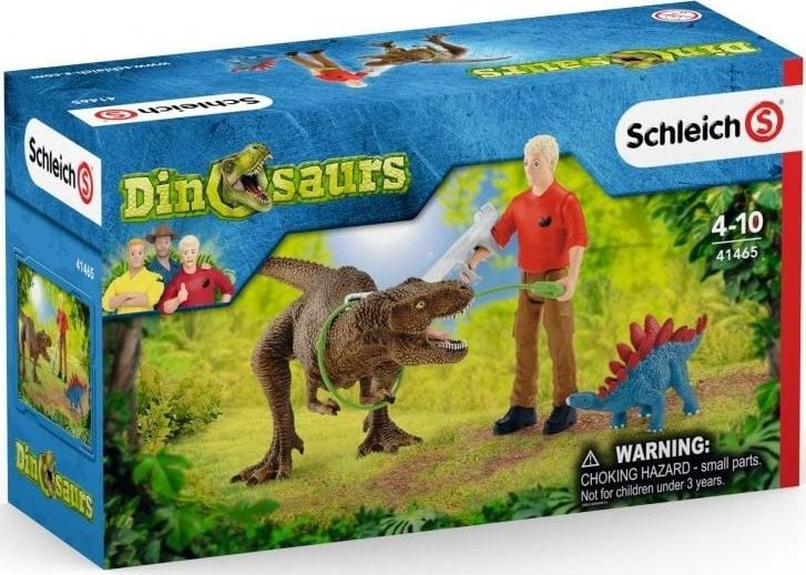 Set de figurine Schleich Tyrannosaurus Attack Rex Dinosaurus