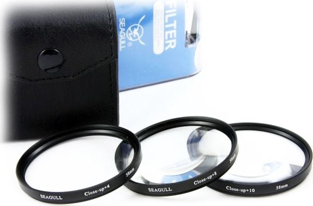 Set de filtru macro Seagull, 40.5mm, 3 buc