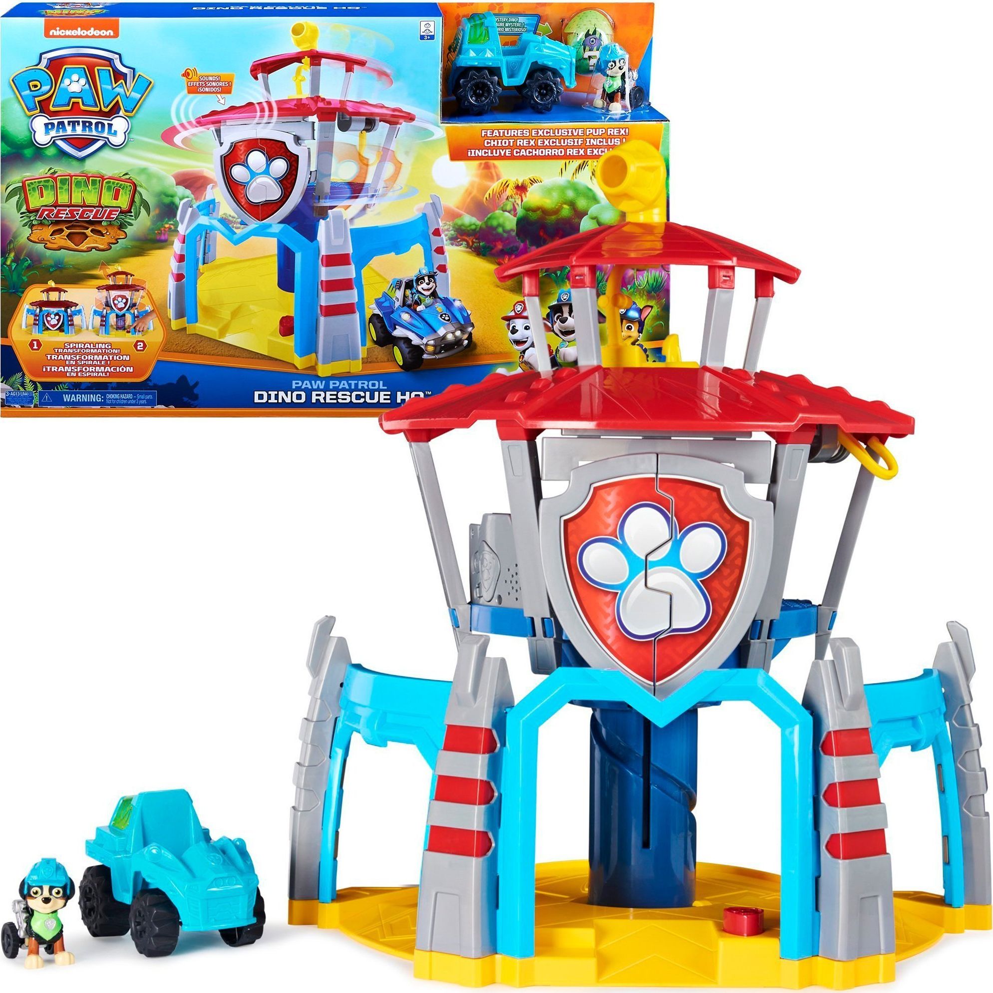 Set de joaca Paw Patrol Dino Rescue - Turnul de control