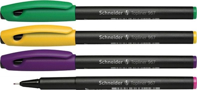 Set de linii fine Schneider SCHNEIDER Topliner 967, 0,4 mm, pandantiv, culori asortate