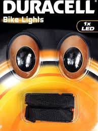 Set de lumini LED Duracell pentru biciclete Duracell M01 (BIK-M01DU)