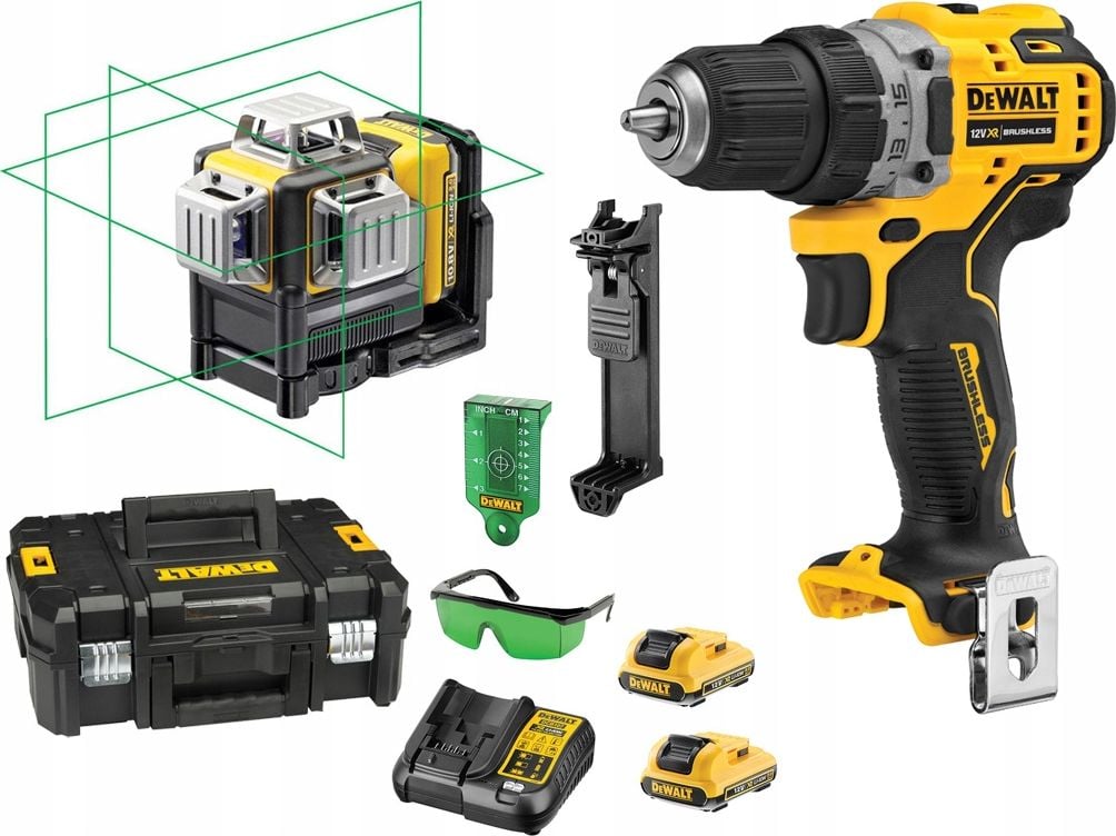 Set de scule electrice Dewalt 6 piese (DCK212D2T-QW)