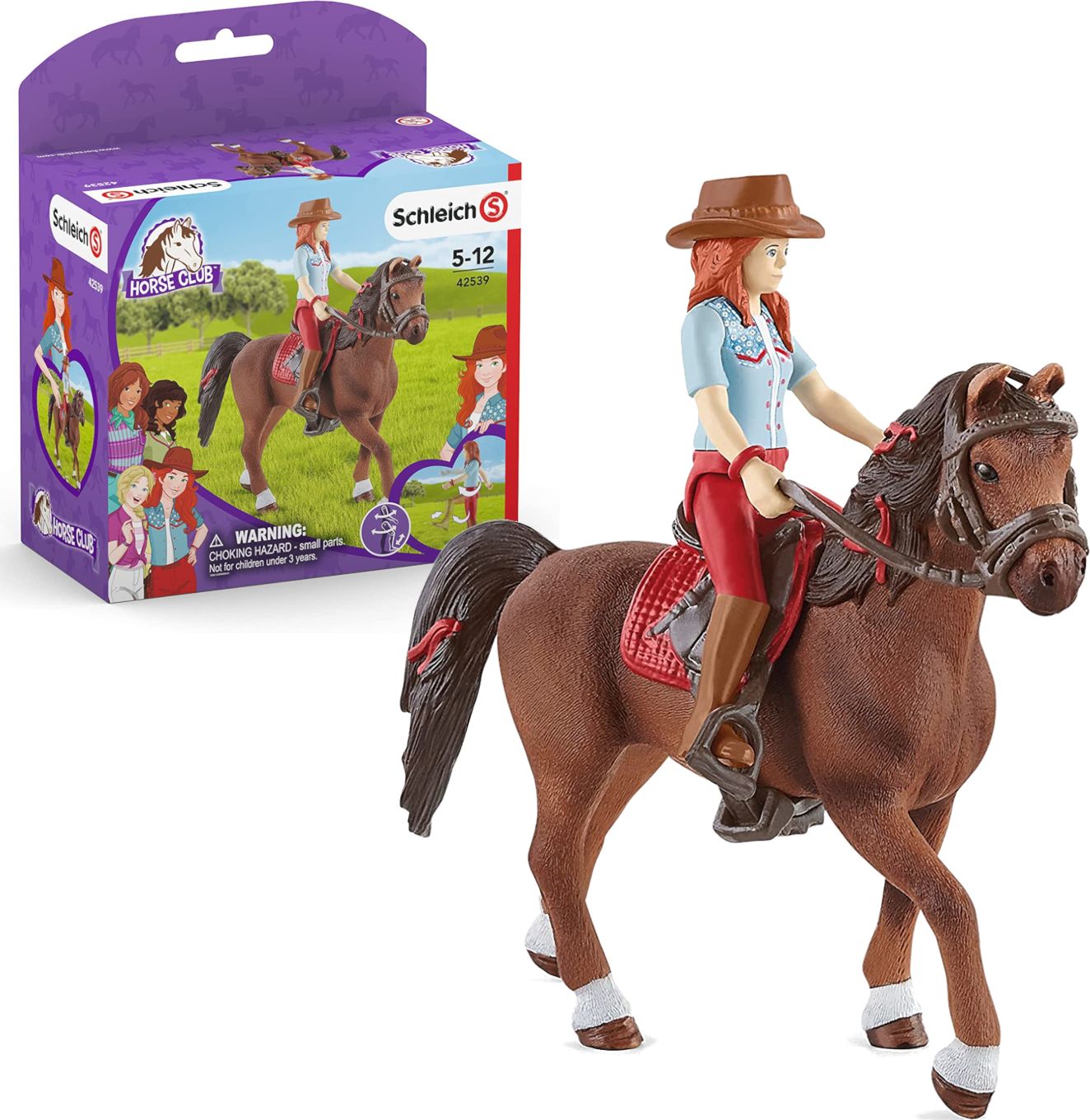 Set figurine Schleich, Horse Club, Hannah &amp; Cayenne