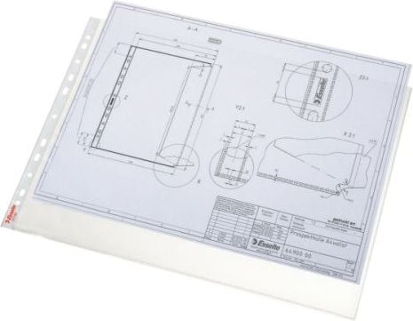 Set folii de protectie Esselte A3, standard, 85 microni, 10 bucati