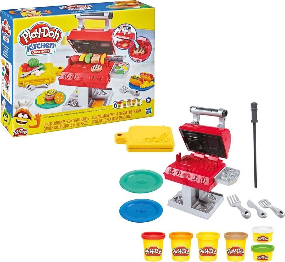 Set Play-Doh Kitchen Creations - Grill&apos;N&apos;Stamp