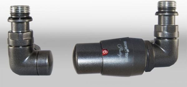 Set radiator termostatic Vision stânga grafit (VIGS0205CFK / L)
