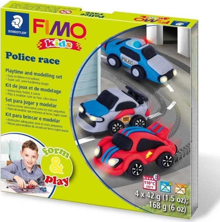 Set Staedtler Fimo Kids Form&Play 4 x 42g Cars