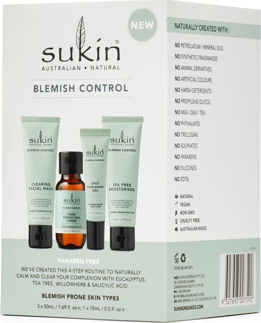 Set Sukin Blemish Control