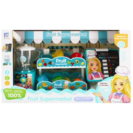 Set supermarket copii, Mega Creative, Plastic, Multicolor, 3 ani+