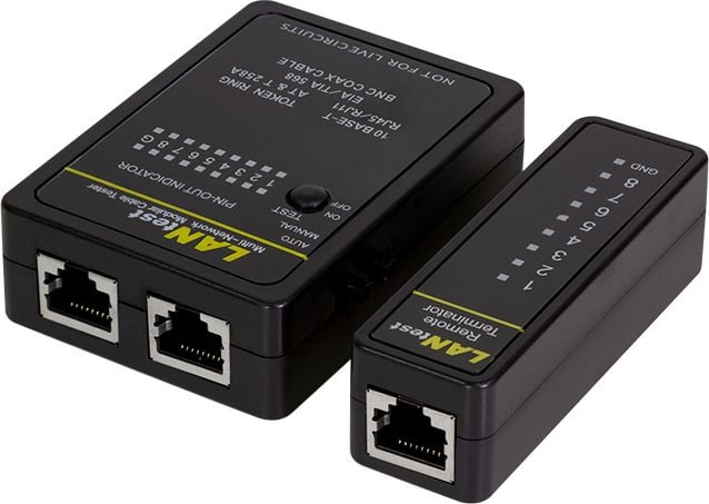Cabluri si accesorii retele - Set testare cablu retea Logilink WZ0015, RJ45 / RJ11 / RJ12, BNC