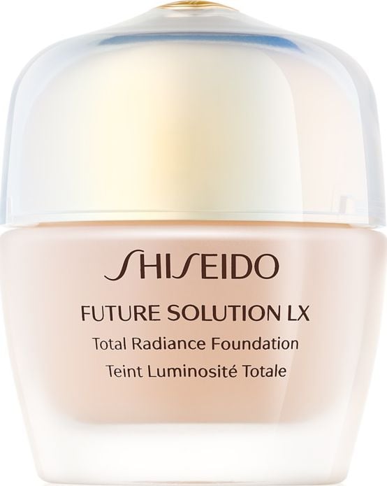 Shiseido Future Solution LX Total Radiance Foundation SPF15 R3 Rose 30 ml este un fond de ten care ofera un aspect radiant si impecabil tenului. Este ideal pentru a obtine o acoperire medie si un aspect natural, fara a obosi tenul. Cu o textura usoar