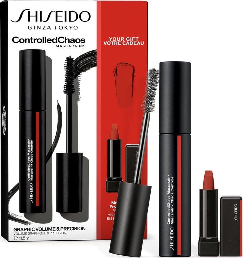 Shiseido SET SHISEIDO (MASCARAINK + MINI RUJ MODERN MAT)