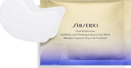 Shiseido Shiseido Vital Perfection Mască expresă pentru ochi, înălțătoare și fermentă, 12 buc. masca de ochi expres de fermitate si lifting