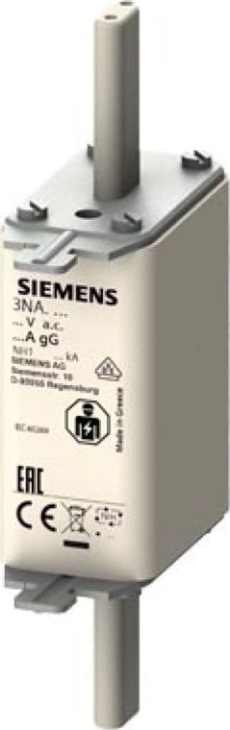 Siemens Fuse-link NH1 100A gG 500V versiune standard robinete neizolate 3NA3130