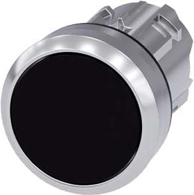 Butonul de acționare 22mm negru arc metal IP69K Sirius ACT (3SU1050-0AB10-0AA0)