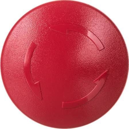 Buton de ciupercă deblocat prin rotirea plastic roșu Sirius IP69K ACT (3SU1000-1HB20-0AA0)