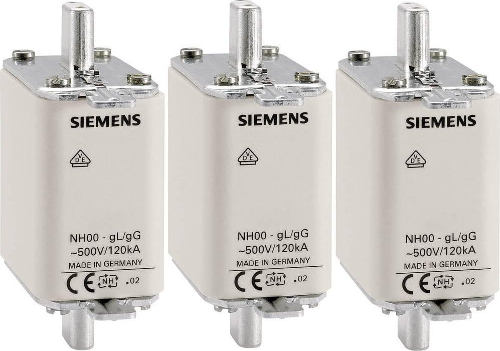 Siemens NH000 fuzibilă 32A gG 500V versiune standard robinete neizolate 3NA3812