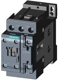 Contactor de putere Siemens 25A 3P 24V DC 1NO 1NC S0 (3RT2026-1BB40)