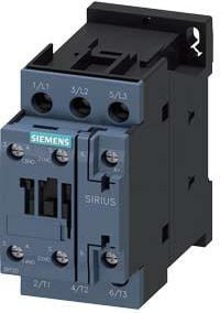 Contactor de putere Siemens 9A 3P 24V DC 1NO 1NC S0 (3RT2023-1BB40)