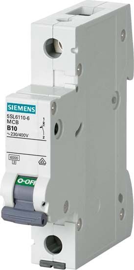 Siguranta automata 1P, 20A, curba de declansare C, capacitate de rupere 6kA, Siemens