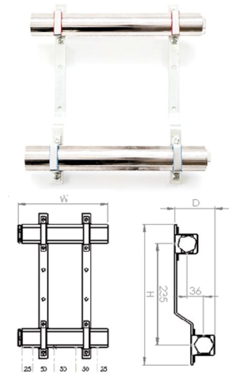 SIgMA-Li este un separator din bronz cu dimensiunile 409x325x87 mm - RM-8.