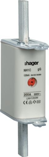 Siguranță Hager NH1 200A 500V gG (LNH1200M)