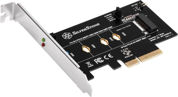 SilverStone PCIe 3.0 x4 - Controler M.2 PCIe M-key (SST-ECM21-E)