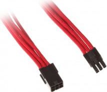 SilverStone PCIe cu 6 pini - PCIe cu 6 pini, 0,25 m, roșu (SSTPP07IDE6R)