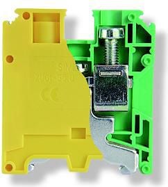 Conector șină ZSO1-16.0 protecție 16mm2 verde-galben (14603319)