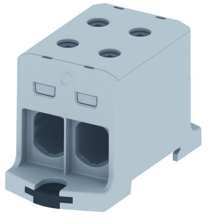 Șina conector T022150 25-150mm2 Al / Cu gri 89736002