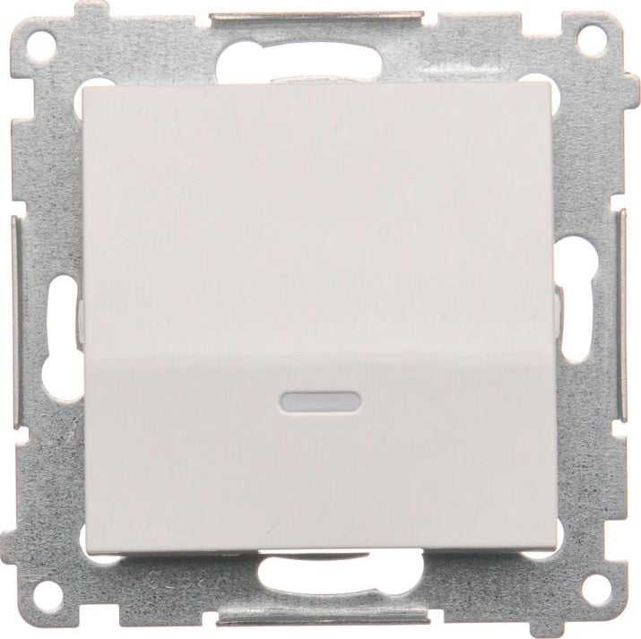 Simon singur conector 54 de iluminare din spate 16AX 250V alb (DW1AL.01 / 11)