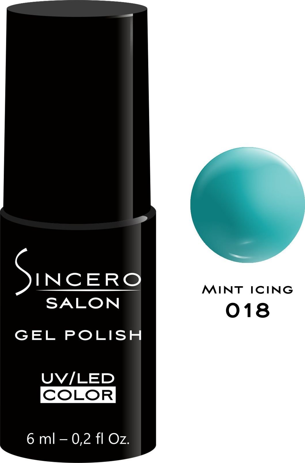 Sincero Salon Gel Polish UV/LED 018 Mint Icing 6ml