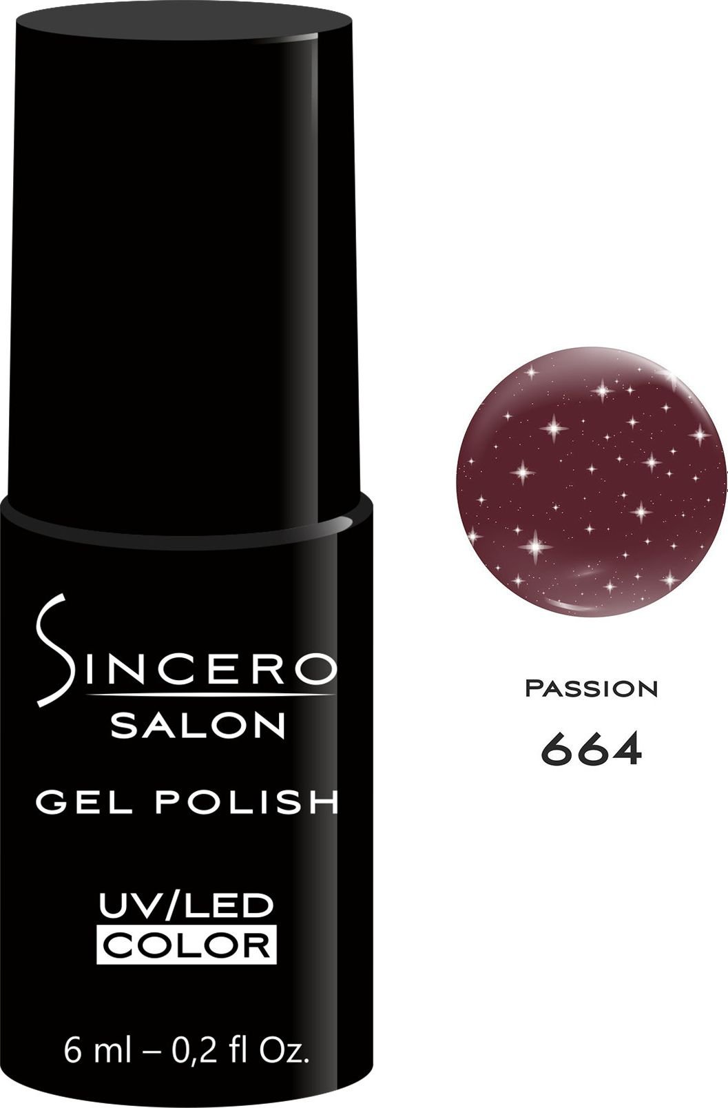Sincero Salon Gel Polish UV/LED 664 Passion 6ml