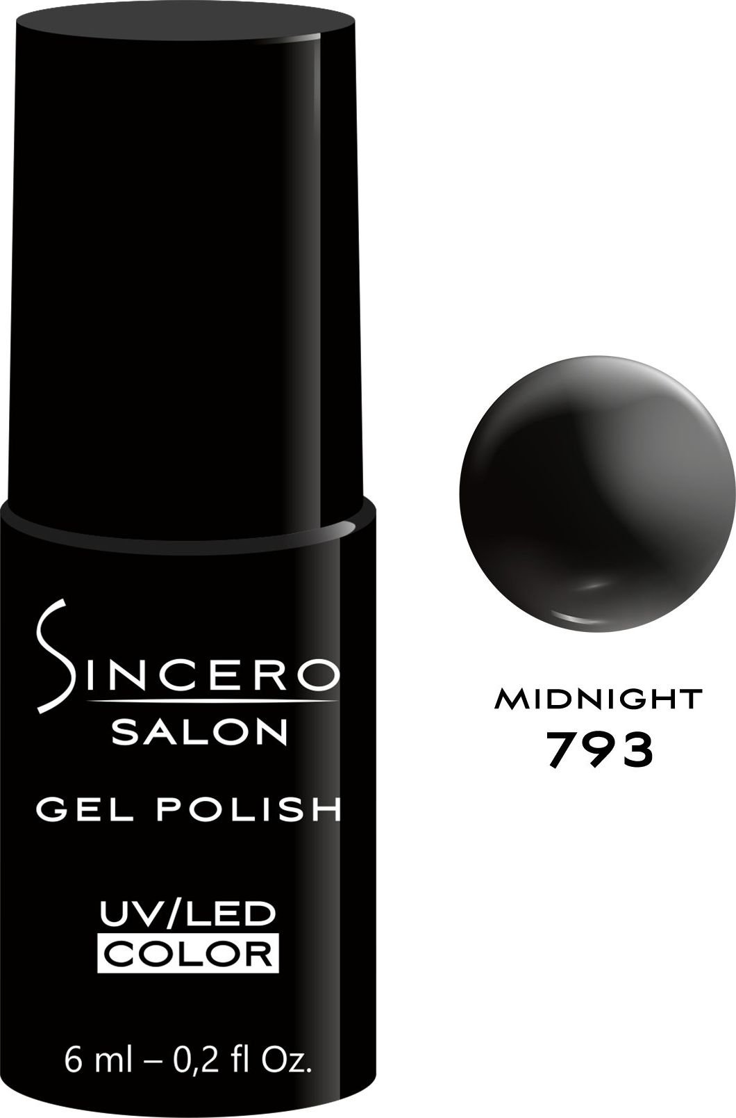 Sincero Salon Gel Polish UV/LED 793 Midnight 6ml