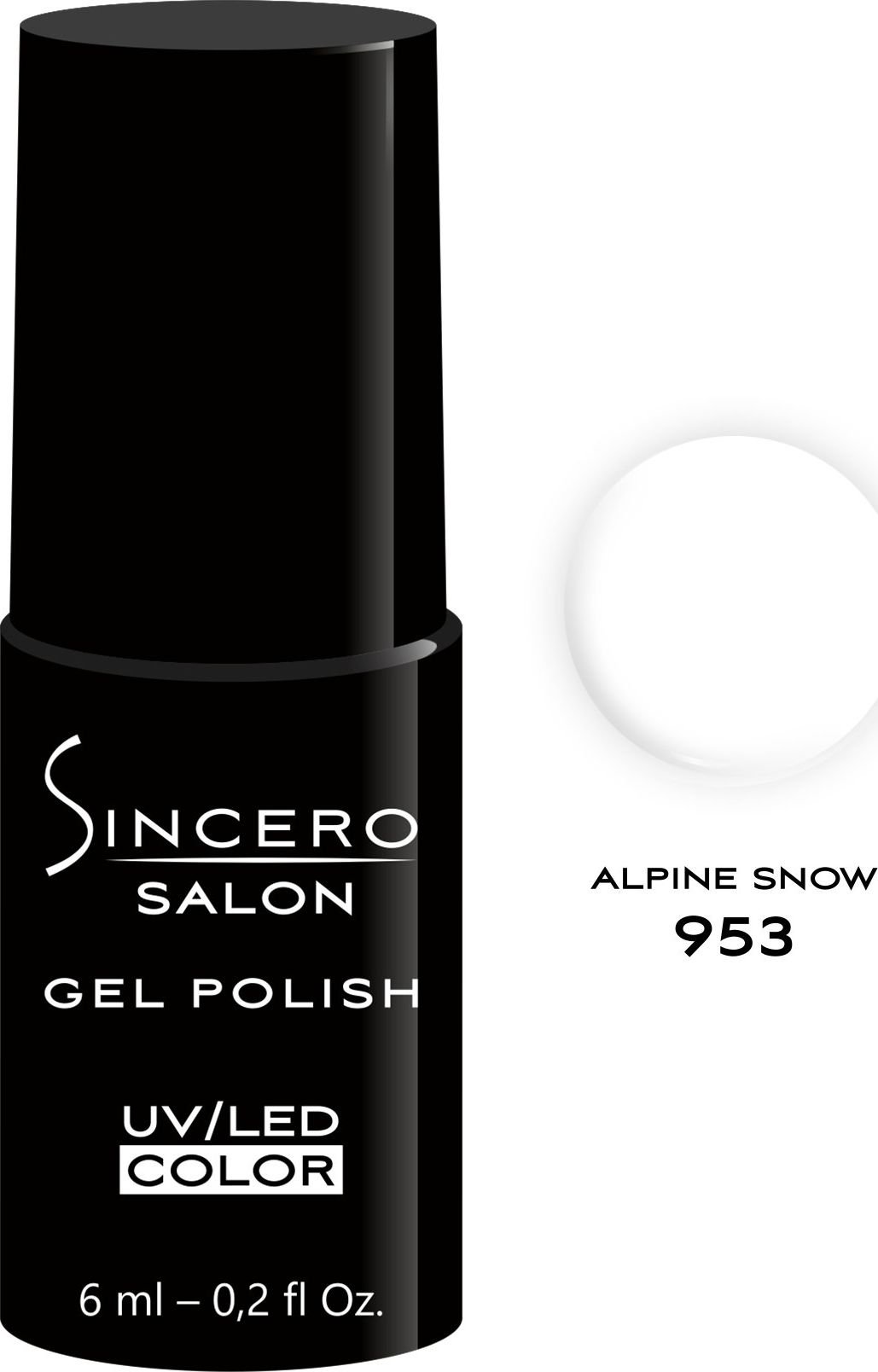 Sincero Salon Gel Polish UV/LED 953 Alpine Snow 6ml