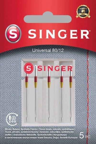 Singer Ac universal Singer 80/12 5 buc.Pentru tesaturi