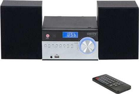Sistem audio Camry CR1173, Mini Hi-Fi sistem, Bluetooth, CD-ROM, USB, Stereo, 28W, FM/AM radio, X-Bass
