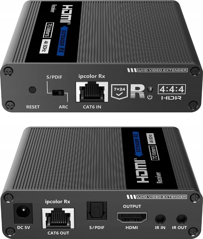 Sistem de transmisie a semnalului AV Spacetronik Convertor HDMI la LAN SPH-676C 4K IPCOLOR