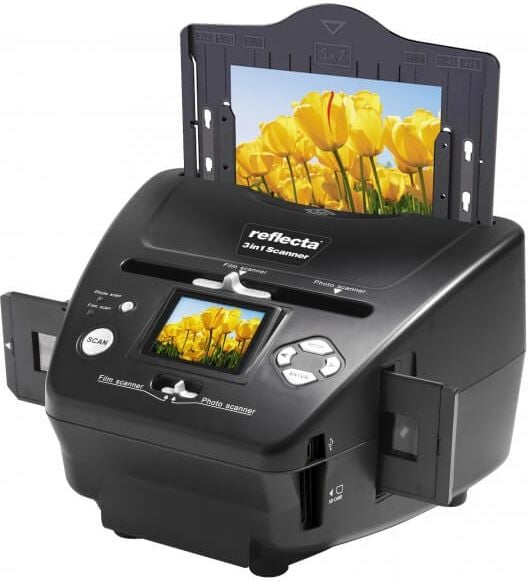 Scannere Reflecta 3-in-1 photo si film, LCD display