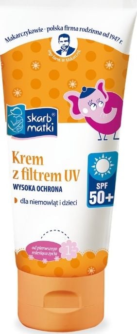 Crema pentru corp Mother's Treasure cu filtru UV SPF 50+, 75 ml,hidratant, protector