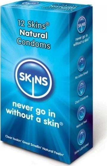 Skins Skins Natural Condoms klasyczne prezerwatywy 12szt.