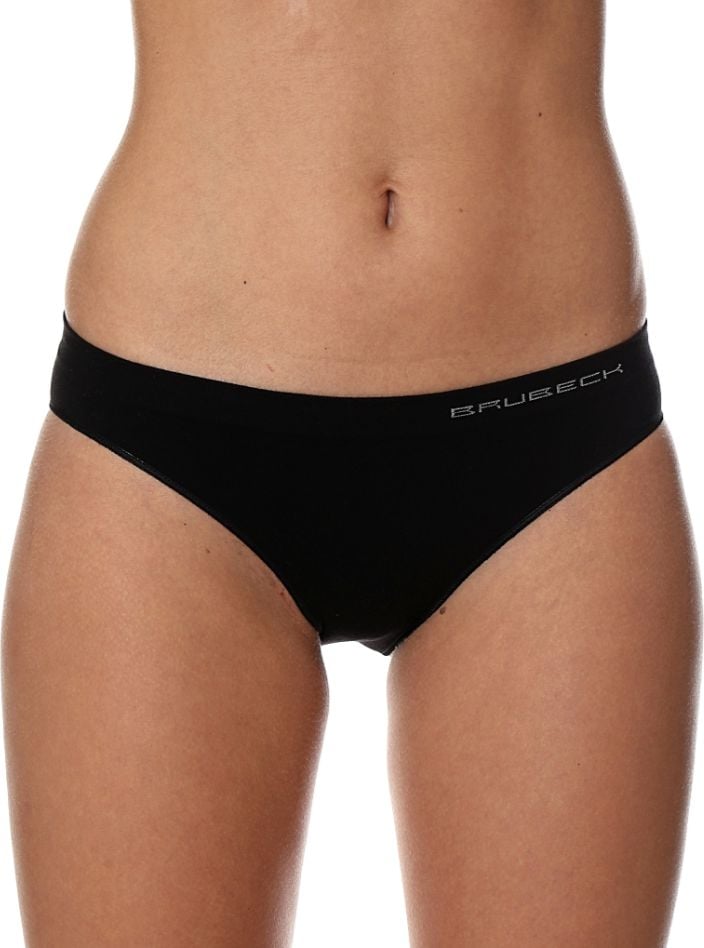 Slip de bikini Brubeck pentru femei Comfort Cotton Black S. L (BI10020A)