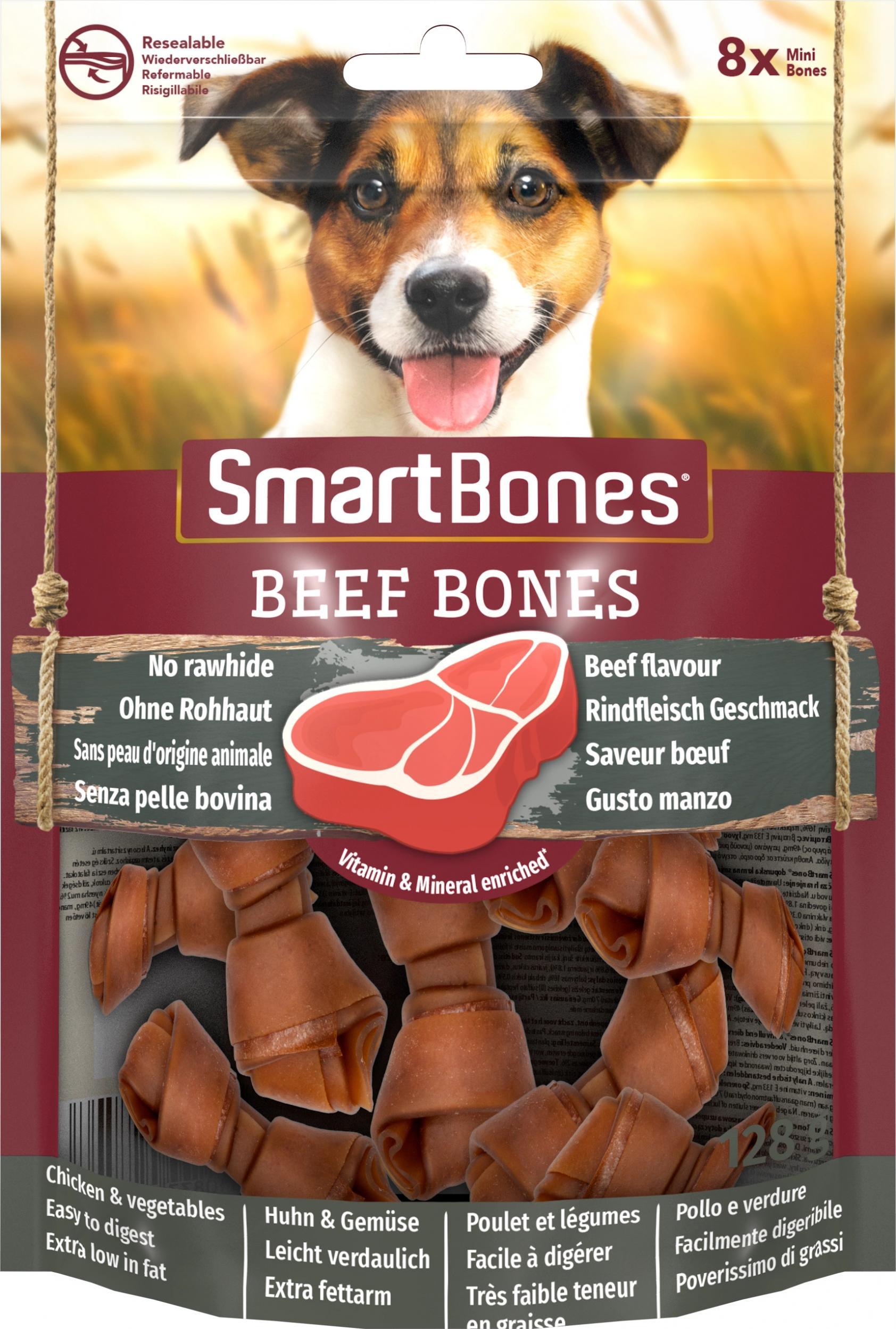 Smart Bones Smart Bones Carne de vită mini 8 buc.