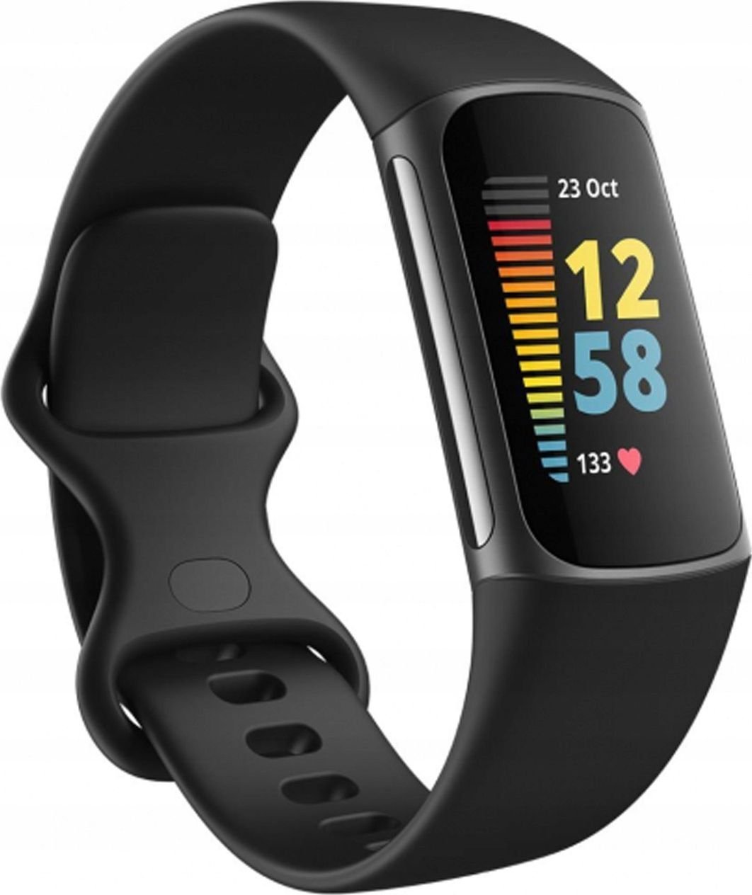 Bratari fitness - Fitbit Charge 5 Smartband Negru + Curea albă