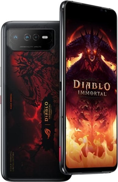 Smartfon Asus ASUS ROG Phone 6 Diablo Immortal Edition 17,2 cm (6.78`) Dual SIM Android 12 5G USB Type-C 16 GB 512 GB 6000 mAh Czarny, Czerwony