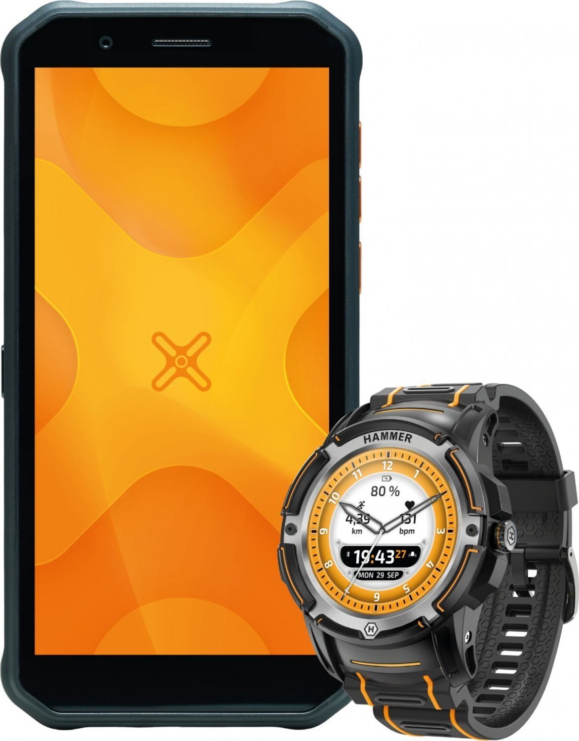 Smartfon myPhone HAMMER Energy X 4/64GB + Watch Plus RapidCharge Duo