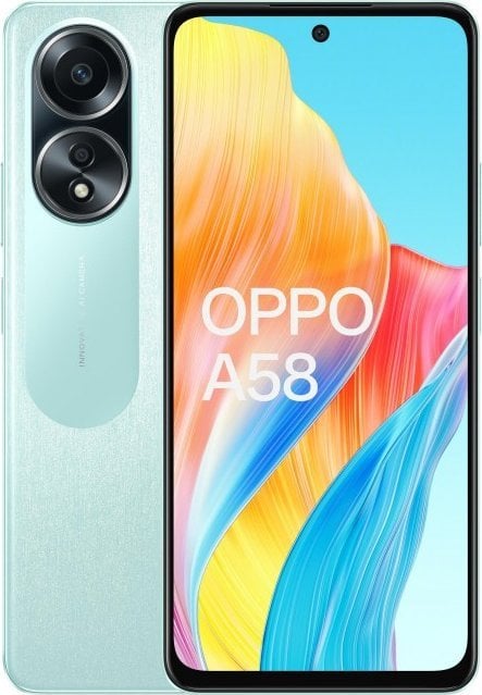 Smartfon Oppo A58 6/128GB Turkusowy (CPH2577)