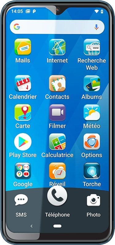Smartfon Ordissimo ORDISSIMO LeNuméro2 16 cm (6.3`) Jedna karta SIM Android 10.0 4G USB Type-C 4 GB 64 GB 4000 mAh Czarny
