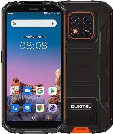 Smartphone Oukitel WP18 4/32GB negru și portocaliu (WP18-OE/OL)