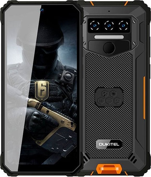 Smartphone Oukitel WP23 4/64GB negru și portocaliu (WP23-OE/OL)